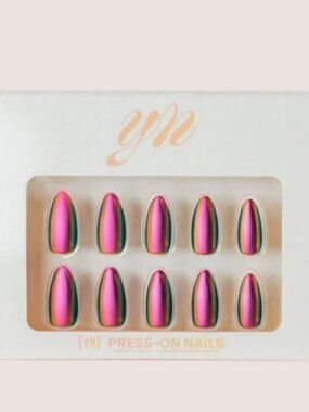 Young Nails Prism Glow Press-On Nails Kit | 32 Nails | Glue & Tabs | New**
